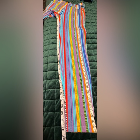 Vintage Versace Jeans Couture Made in Italy Striped Medusa Denim 27 - Picture 13 of 13